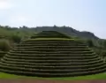Vista de las pir�mides circulares de Guachimontones, Jalisco