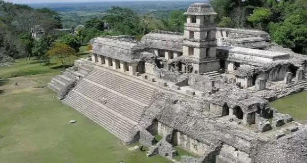 Ruinas de Palenque en Chiapas
