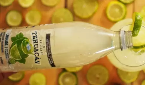 Bebidas refrescantes con agua mineral Tehuac�n Brillante, ideales para disfrutar en primavera.
