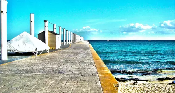 Playa Del Carmen, M�xico, muelle