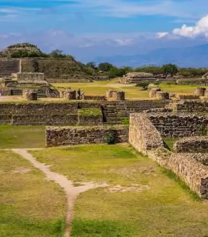Vista panor�mica de Monte Alb�n, Oaxaca