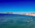 Vista de Playa Bonita en Puerto Pe�asco, Sonora