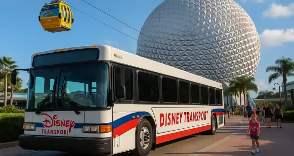 Disney ofrece transporte gratuito para moverse entre parques, hoteles y zonas clave: c�modo, eficiente y lleno de magia.