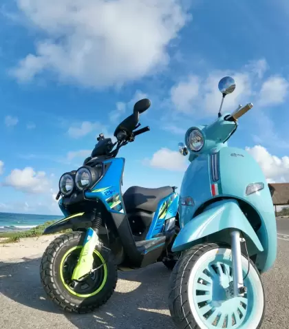En Cozumel vos pod�s relajarte en la arena del Caribe y luego arrancar la moto para recorrer los paisajes costeros de Cozumel.