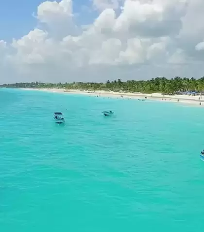 Playa Para�so es una de las im�genes m�s reconocidas del Caribe mexicano.