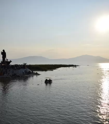 El Lago de Chapala es el cuerpo de agua natural m�s grande de M�xico.