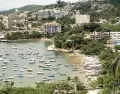 Manzanillo es una bah�a peque�a y protegida ideal para relajarse.