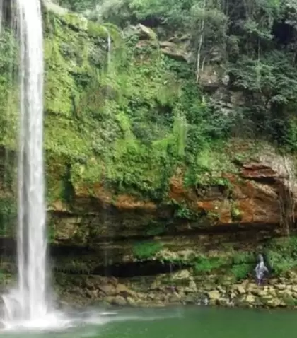 Misol-Ha es una de las cascadas m�s conocidas del norte de Chiapas.
