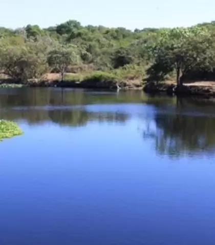 La Laguna de Coyuca ofrece un paisaje natural a pocos kil�metros de Acapulco.