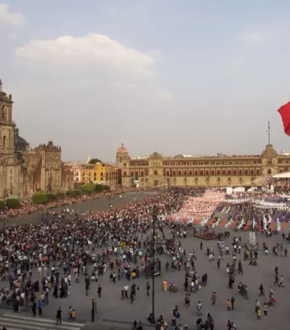 El Centro Hist�rico de la Ciudad de M�xico re�ne siglos de historia en un mismo espacio.