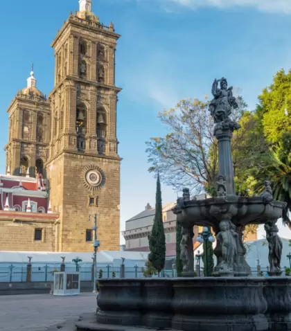 El centro hist�rico de Puebla concentra siglos de historia y arquitectura colonial.