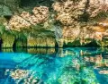 El Gran Cenote es uno de los m�s visitados y accesibles de la zona.
