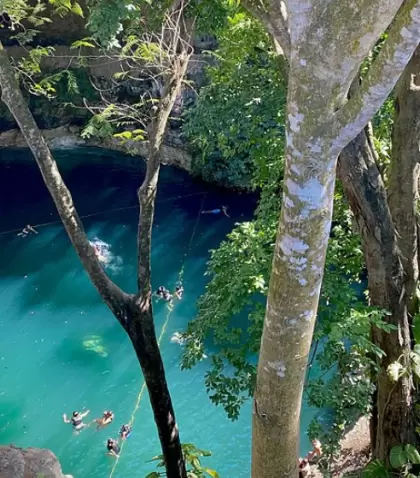 Cenote Zac�: un oasis fresco para escapar del calor en cualquier momento.