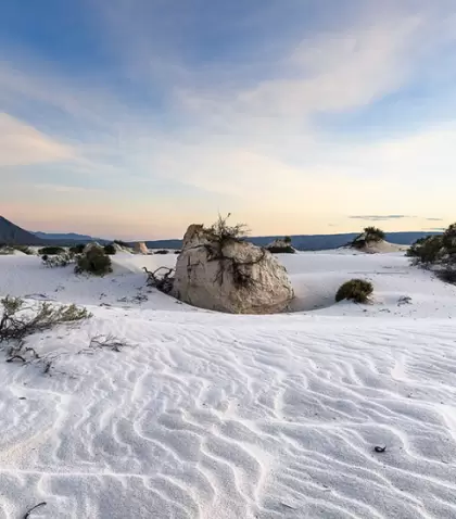 Cuatro Ci�negas, un destino donde las dunas de yeso deslumbran a cada paso.