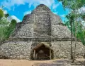 En Zona Arqueol�gica de Cob�, la selva envuelve antiguos caminos y ruinas mayas, creando un recorrido �ntimo entre historia y naturaleza.